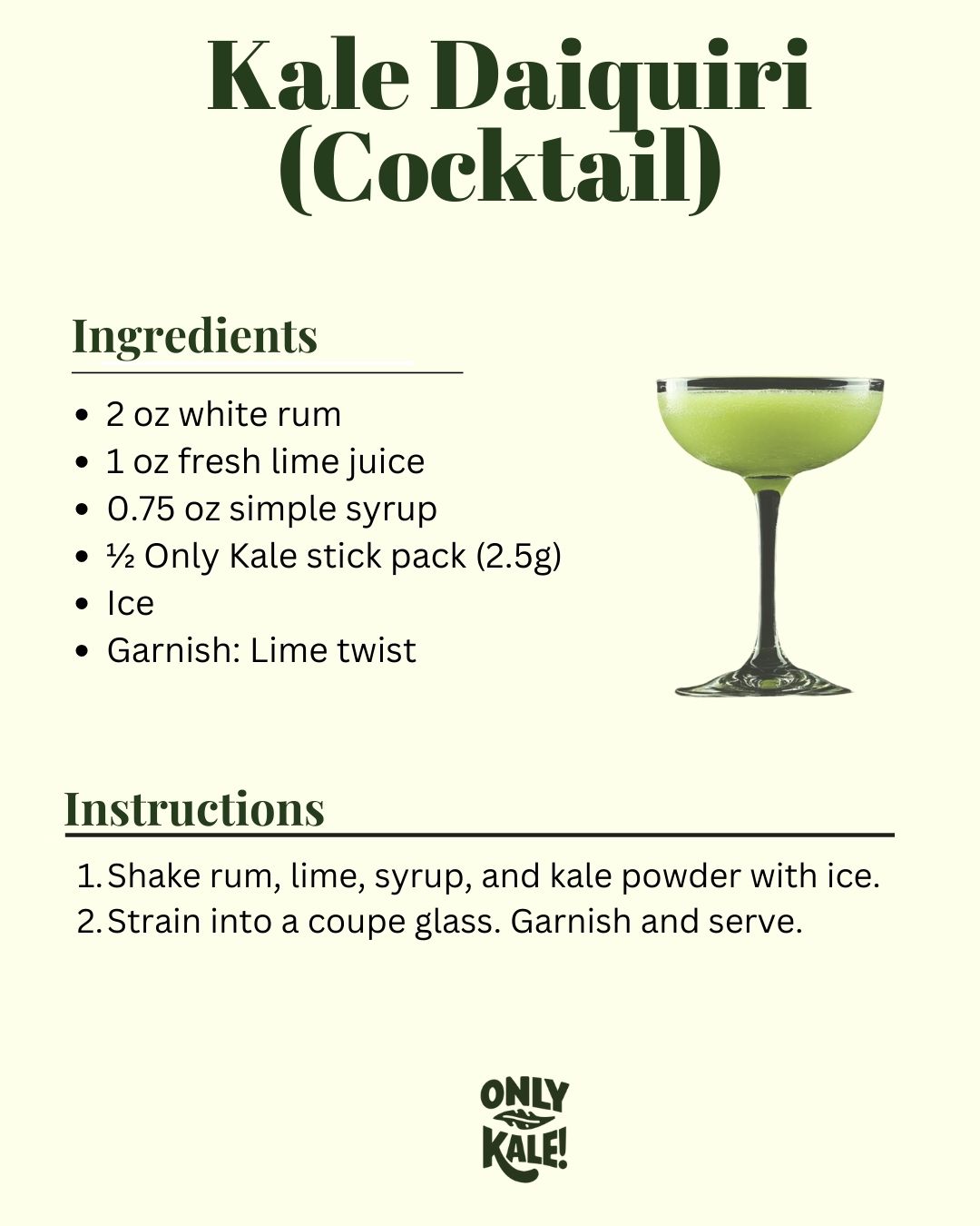 Kale Daiquiri